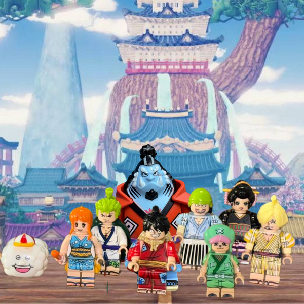 Wano Arc Strawhats Custom Brick Set