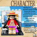  Wano Arc Luffy V.3 (Battle Damage) – Custom Brick Minifigure